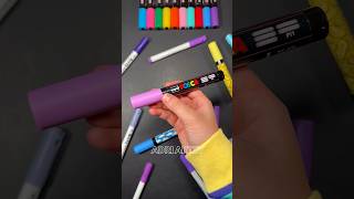 Customizing a… POSCA MARKER shorts [upl. by Ardine]