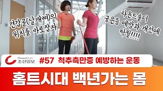 조선일보 홈트시대 척추측만증 교정을 위한 견갑골 운동 Exercise for Scoliosis Scapula Strengthening Exercises [upl. by Acissev]