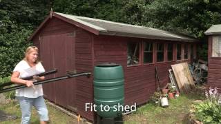 Halls Rainsaver Gutter Kit for Sheds Installation [upl. by Ramiah]