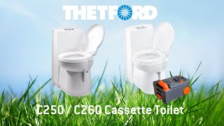 C250  C260  Blade 50731 replacement  Cassette toilet  THETFORD repair instructions [upl. by Schear]