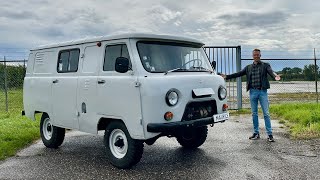 ONVERWOESTBARE RUSSISCHE LEGENDE UAZ 452 BUKHANKA REVIEW amp TEST OeAZ BUCHANKA [upl. by Aikym]