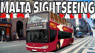 See Maltas Top Sites On This Bus Tour Valletta Sliema Sightseeing  4K [upl. by Jaymee892]