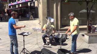 Flashmob Waltz n2 de shostakovich Plaza Curros Enrriquez Pontevedra [upl. by Lief]