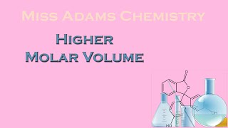 Higher Molar volume calculations [upl. by Ahsyt945]