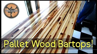 Bartop Tables From 100 Pallet wood [upl. by Platt512]