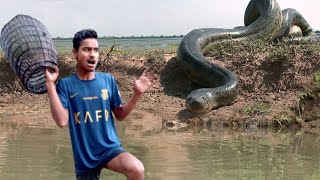 Anaconda Attack Fishing Boy In Amazon Forest  Anaconda attack Video  Fun Made Movie [upl. by Andria]