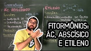 Ácido Abscísico e Etileno Hormônios Vegetais  Fisio Vegetal  Aula 29 Botânica Prof Guilherme [upl. by Nels]