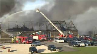 Brand jachthaven IJsselstein  livestream RTV Utrecht [upl. by Anrahc849]