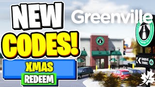 NEW ALL WORKING CODES FOR Greenville IN DECEMBER 2023 ROBLOX Greenville CODES [upl. by Jaye72]