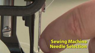 How to Select a Sewing Machine Needle Type [upl. by Rinaldo129]