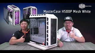 《XFastest 實況台》 Cooler Master H500P Mesh White 雪白新登場和明亮大眼睛 [upl. by Antoinette]