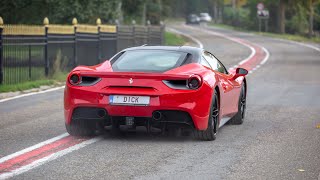 Ferrari 488 GTB  Revs amp Accelerations [upl. by Adnilre]