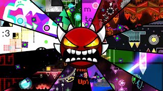 15 Extreme Demons in 1 Video  Geometry Dash [upl. by Lulu]