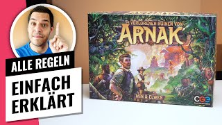 Ruinen von Arnak direkt losspielen • Regeln • Anleitung [upl. by Nolat]