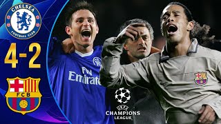 Chelsea vs Barcelona 42  UCL Round of 16 2nd Leg 2005 [upl. by Kampmann]