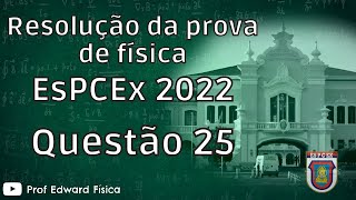 EsPCEx 2022  Física  Questão 25 [upl. by Kenta]