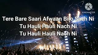 KHEL KHEL MAIN HAULI HAULI Lyrics Akshay K Guru Randhawa Honey Singh Neha Ammy Taapsee [upl. by Norud346]