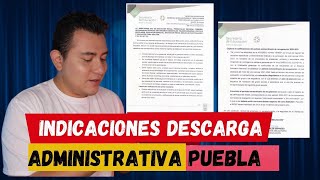 ¿QUÉ HACER EN LA DESCARGA ADMINISTRATIVA ¿PRESENCIAL O VIRTUAL  PUEBLA [upl. by Rotceh]