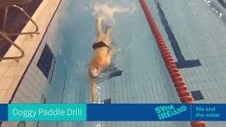 Doggy Paddle Drill for Swimming  Me And The Water Drills [upl. by Honniball]