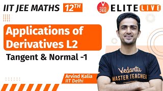 Applications of Derivatives Class 12  Lecture 2 JEE Main  JEE Advanced Arvind Kalia Sir Vedantu [upl. by Nnaylloh]