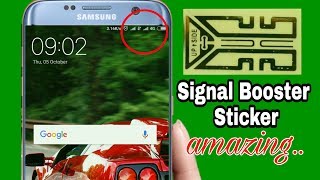 How to Boost a Cell Phone Signal Using a booster sticker [upl. by Drice]