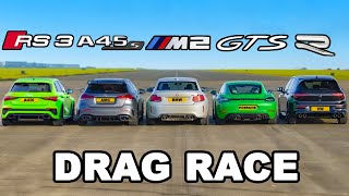 2022 Audi RS3 vs MercedesAMG A45 S HEAD TO HEAD  Auto Express 4K [upl. by Adleme53]