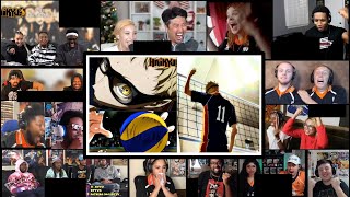 Just One Block  Haikyuu Season 3 Episode 4 Reaction Mashup  Tsukkishima Blocks Ushijima [upl. by Riegel879]