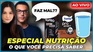 BEBER MAIS DE 2 LITROS DE ÁGUA FAZ MAL LEITE COM PROTEÍNA É RUIM  Especial Nutrição [upl. by Ibrik635]