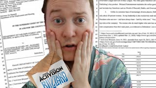 The Activision Blizzard Lawsuit   Their Response [upl. by Byrn]