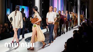 Miu Miu  SpringSummer 2024 Fashion Show [upl. by Stanwood]