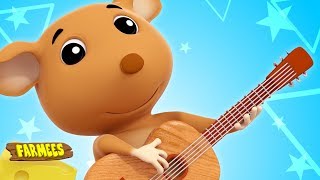 Squeak Squeak Mouse  Nursery Rhymes For Kids  Videos For Children by Farmees [upl. by Joub437]