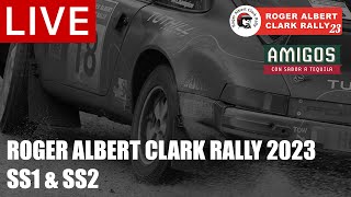 LIVE Roger Albert Clark Rally 2023  Stage 1 amp 2 [upl. by Novart]