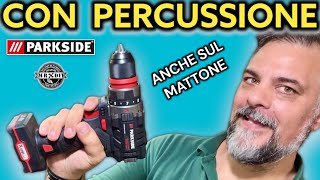 Miglior trapano avvitatore con percussione parkside performance 12V lidl 45nm mandrino separabile [upl. by Esertak]