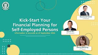 Kickstart Your Financial Planning for SelfEmployed Persons Webinar Recording [upl. by Eolanda]