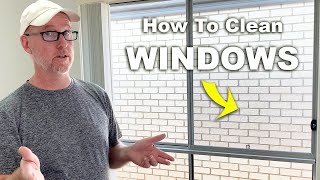 Cleaning Tips  How to clean windows like a professional  Part 2 [upl. by Anitnatsnok878]