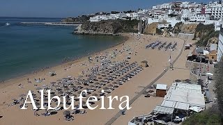 ALGARVE Albufeira town amp beach Portugal [upl. by Whyte]