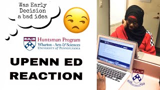 UPenn Early Decision Admission Reaction 2017 University of Pennsylvania 2022 [upl. by Sacram825]