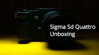 Unboxing Sigma Sd Quattro the FOVEON BEAST [upl. by Aivatnohs]