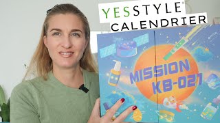 CALENDRIER BEAUTÉ ⭐ UNBOXING YESSTYLE  ⭐ [upl. by Ilka]