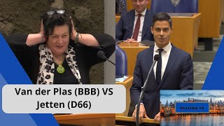 Van der Plas BBB VS Jetten D66 Het onderwijs is DOORGESLAGEN het moet POLITIEK NEUTRAAL worden [upl. by Etterrag]