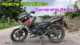 Apache RTR 160 2v Long Term Ownership Review After 29000km  don’t buy for long term [upl. by Blood]