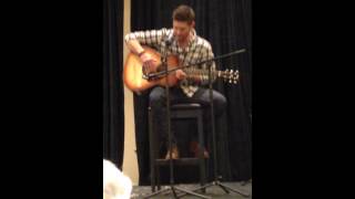 Front row to Jensen Ackles Singing and playing Guitar at Toronto Con Torcon 2014  Part 1 [upl. by Malas]