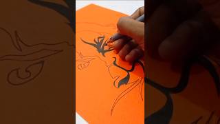 Hanuman ji pen drawing 🙏art drawing hanumanji bts penart shorts trending viralshorts new [upl. by Neleb]