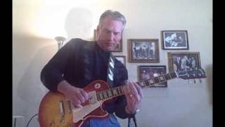 Funky Les Paul  Slide Guitar in Natural Tuning  Mark Galloway [upl. by Dronski]