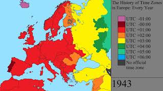 The History of Time Zones in Europe [upl. by Evatsug]