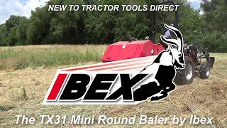 TX31 Mini Round Baler by Ibex [upl. by Ury]