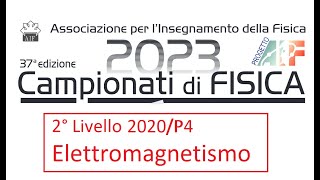 Olimpiadi fisica secondo livello  Problema di elettromagnetismo 5 [upl. by Aket772]