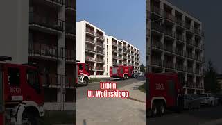 Lublin ul Wolińskiego PSP👩‍🚒🚒 [upl. by Niak]