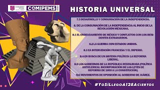 Curso COMIPEMS 2023 GRATUITO  HISTORIA CLASE 6 [upl. by Ressler]