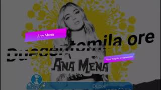 Ana Mena  Duecentomila ore Filtered Acapella  Instrumental [upl. by Adnamahs12]